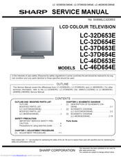 Sharp LC-32D653E Service Manual