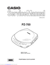 Casio PZ-700 Service Manual