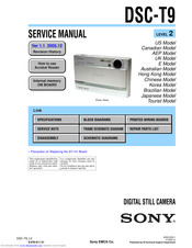 Sony Cyber-shot DSC-T9 Service Manual