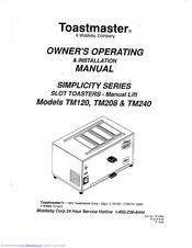 Toastmaster TM240 Manual