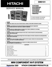 Hitachi AXF300W Service Manual