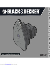 Black & Decker MTSA2 Original Instructions Manual