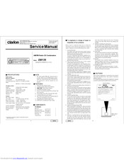 Clarion DB135 Service Manual