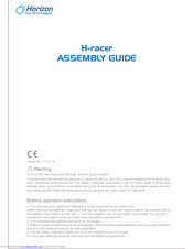 Horizon Fitness H-racer Assembly Manual
