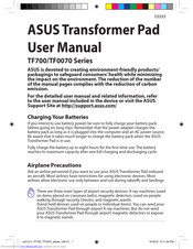 Asus TF0070 Series User Manual