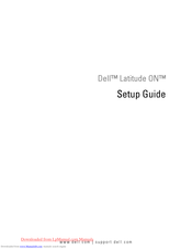 Dell Latitude ON Setup Manual
