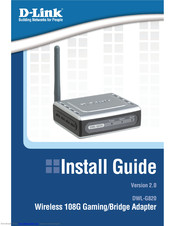 D-Link DWL-G820 - AirPlus Xtreme G Install Manual