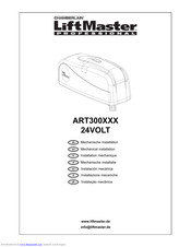 Chamberlain ART300 series Mechanical Installation Instructions