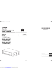 Toshiba RAV-SP181BT-UL Owner's Manual