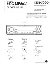 Kenwood KDC-MP5032 Service Manual