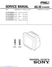 Sony KV-EX29M87 Service Manual