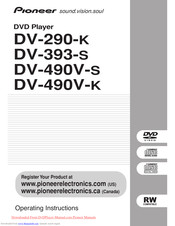 Pioneer DC-490V-S Operating Instructions Manual