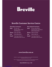 Breville BSG1974 Instruction Booklet