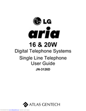 LG Aria 20W User Manual