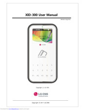 LG XID-300 User Manual