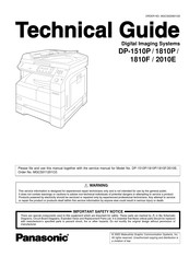 Panasonic DP-1810F Technical Manual