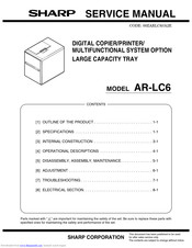 Sharp AR-LC6 Service Manual