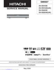 Hitachi DV-DS253E Service Manual
