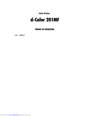 Olivetti d-Color 201MF Theory Of Operation