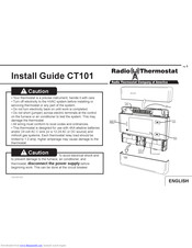 Radio Thermostat CT101 Install Manual