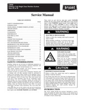 Bryant 538PAQ012RBMA Service Manual