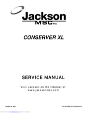 Jackson CONSERVER XL Service Manual