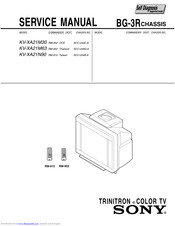 Sony KV-XA21M63 Service Manual