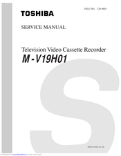 Toshiba M-V19H01 Service Manual