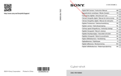 Sony DSC-RX100M3 Instruction Manual