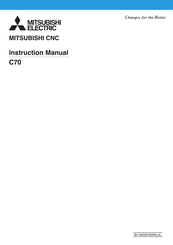 Mitsubishi C70 Instruction Manual