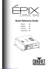 Chauvet Epix Drive 642 Quick Reference Manual