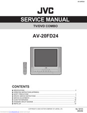 Jvc AV-20FD24 Service Manual
