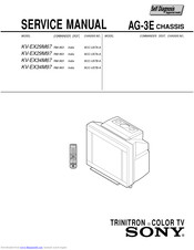 Sony KV-EX29M97 Service Manual