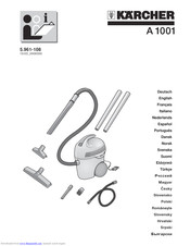 Kärcher A 1001 Operating Instructions Manual