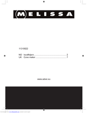 Melissa 11310022 User Manual