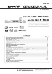 Sharp SD-AT100H Service Manual