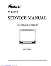 Memorex MT2252, MT2252 Service Manual