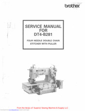 Brother DT4-B281 Service Manual