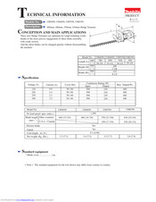 Makita UH 4850 Technical Information