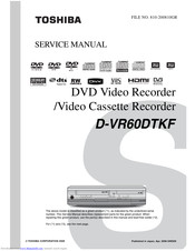 Toshiba D-VR60DTKF Service Manual