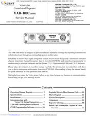 Vertex VXR-1000 Service Manual