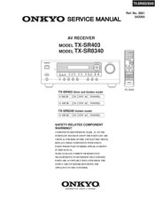 Onkyo TX-SR8340 Service Manual