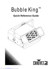 Chauvet Bubble King B-550 Quick Reference Manual