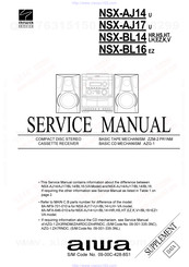 Aiwa NSX-BL16 Service Manual