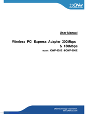 CNET CWP-906E User Manual