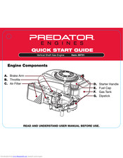 Predator Engines 69731 Quick Start Manual