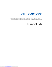 Zte Z992 User Manual