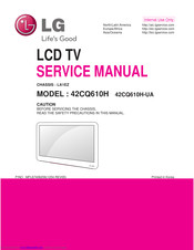 LG 42CQ610H-UA Service Manual
