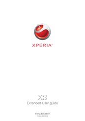 Sony Ericsson XPERIA Extended User Manual