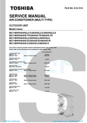 Toshiba MCY-MHP0404HS(J)-E Service Manual